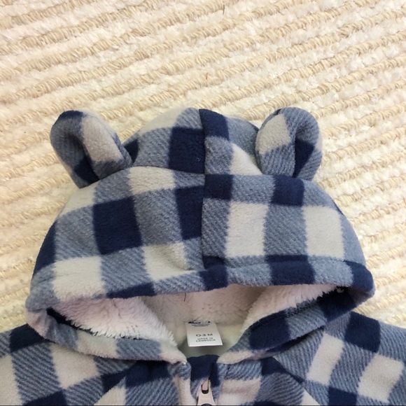 Old Navy infant boys fleece coverall - Picture 5 of 7